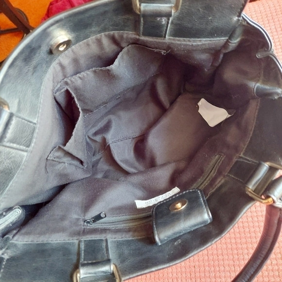 Kenneth Cole Reaction Black Synthetic Satchel Bag - Picture 10 of 16